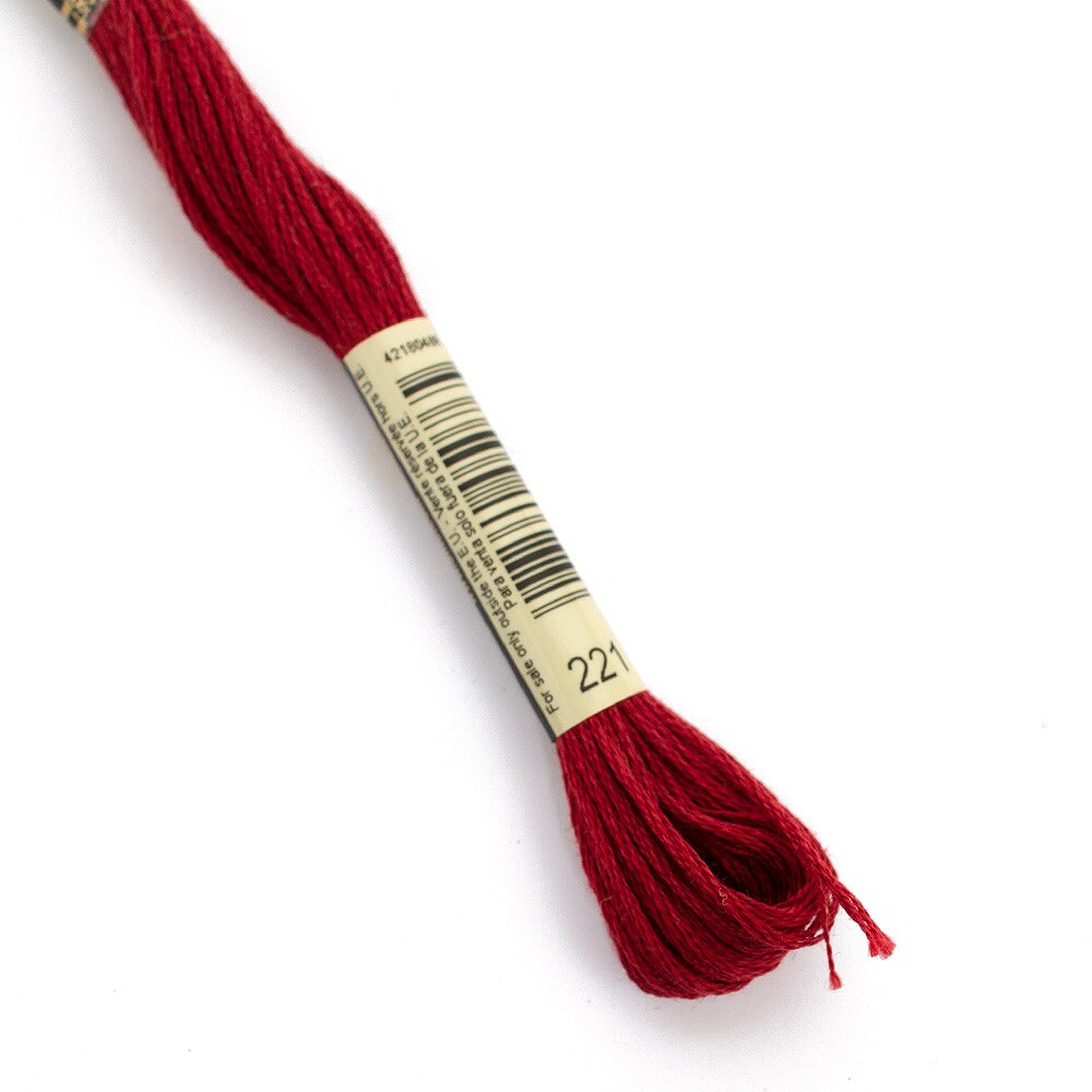 Sewing Supplies, Art & School, DMC, 6 strand, Embroidery floss, 50171, Very Dark Shell Pink